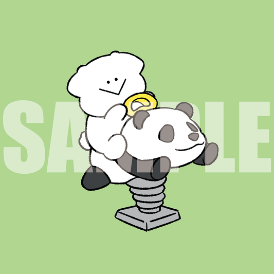 あきの ミニ絵皿【全力まるちぃず|パンダライド】