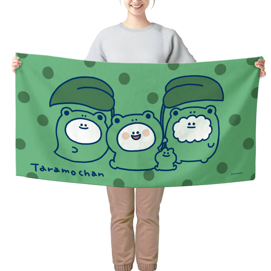 coconyan バスタオル【カエルさんよ〜(たらもちゃん)】