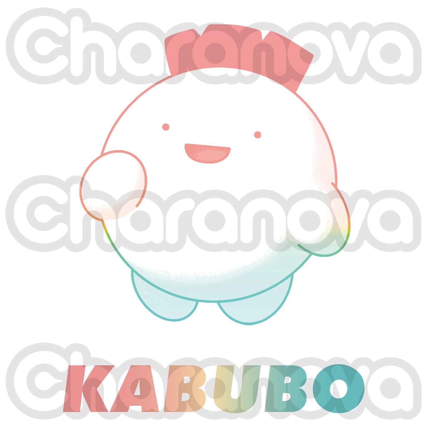 ちゃま 半袖Tシャツ【かぶぼーカラフル】