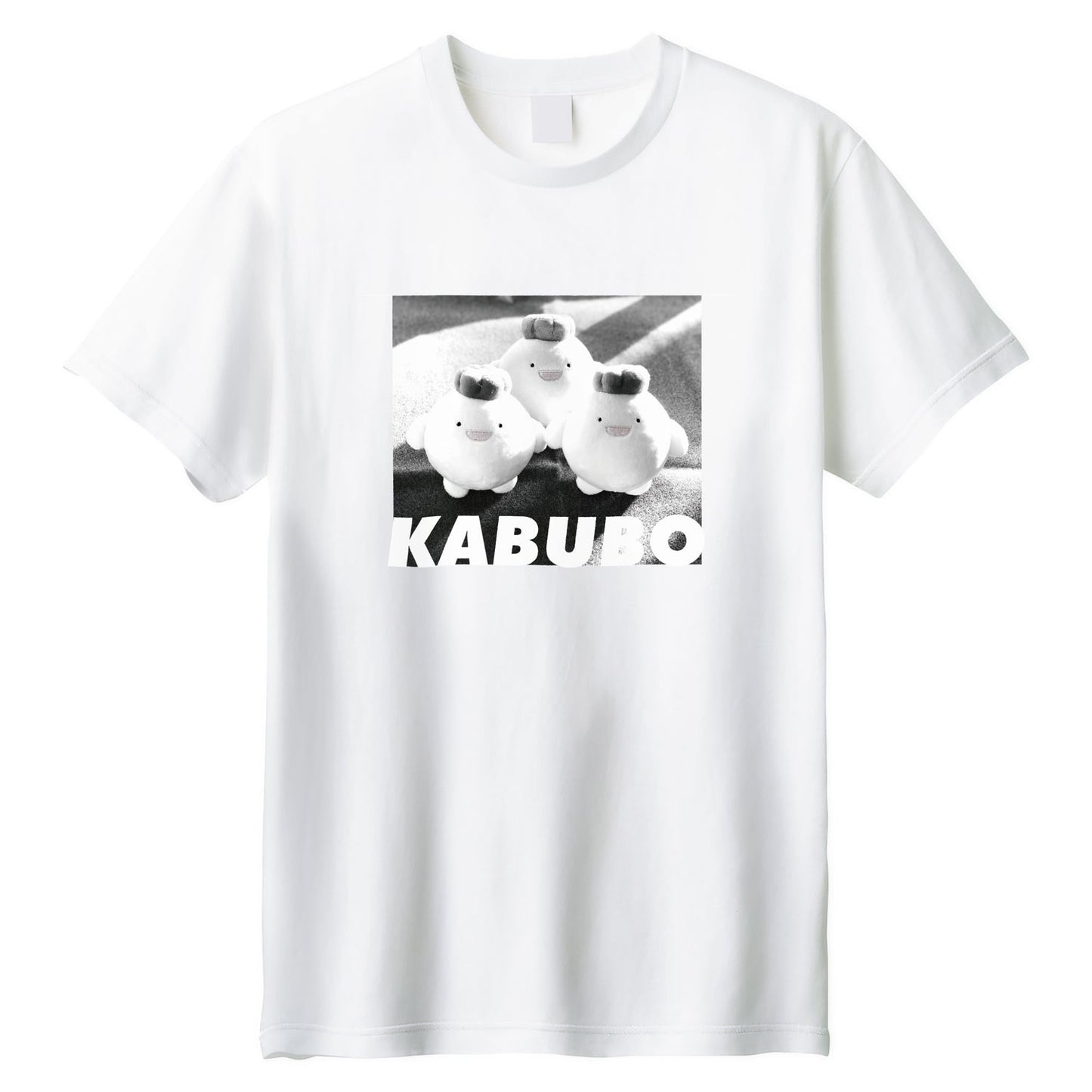 ちゃま 半袖Tシャツ【かぶぼーモノクロ写真】