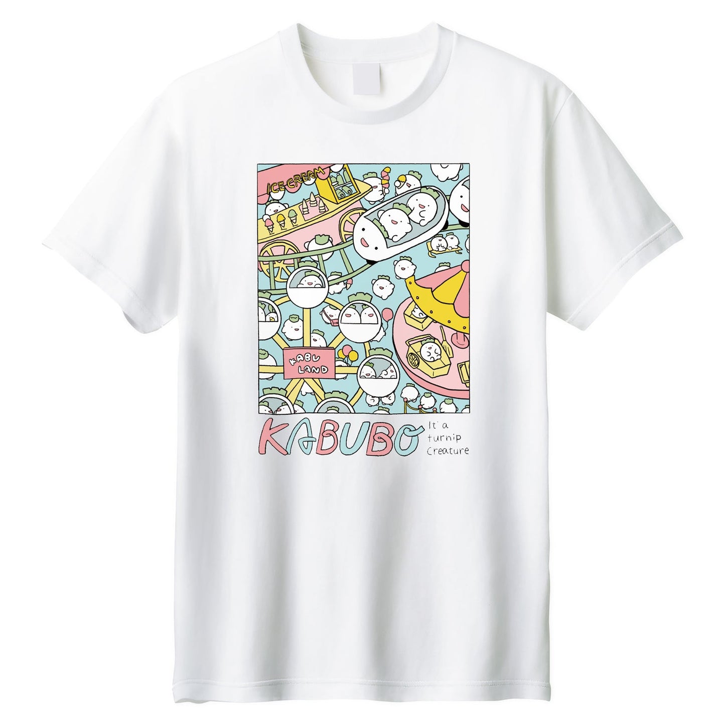 ちゃま 半袖Tシャツ【かぶぼー遊園地】