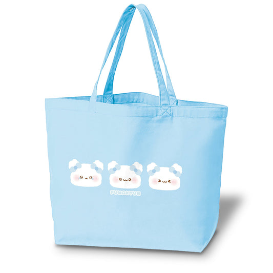 ちむむ。 カラートートバッグ【ふわふわ♡ふわきゅん】