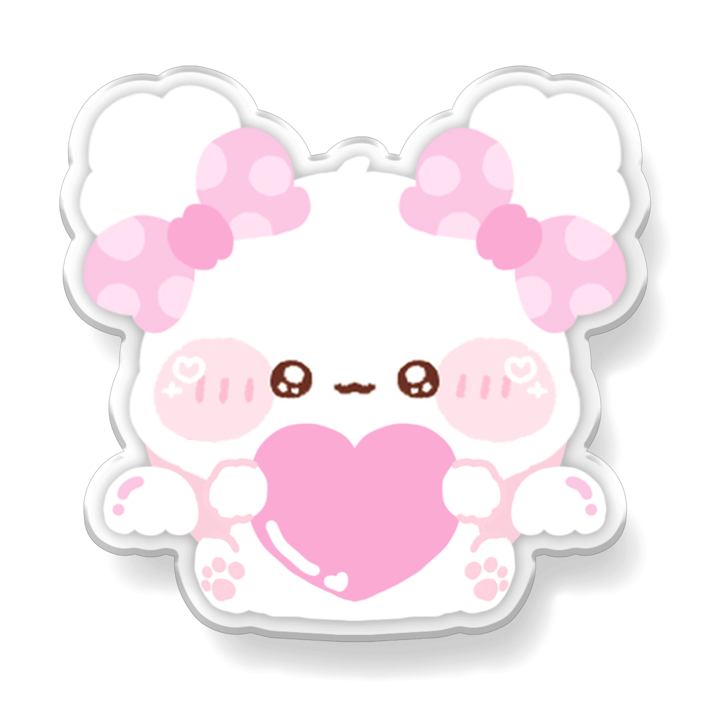 ちむむ。スマホグリップ【てんちなふわきゅん♡】
