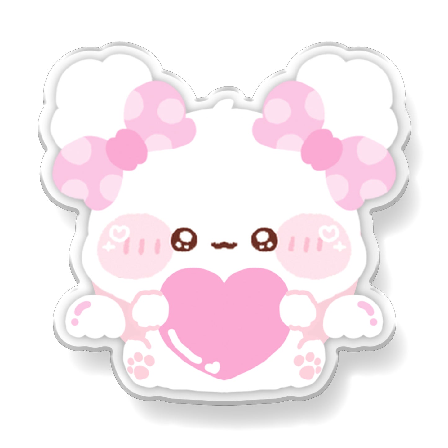 ちむむ。スマホグリップ【てんちなふわきゅん♡】