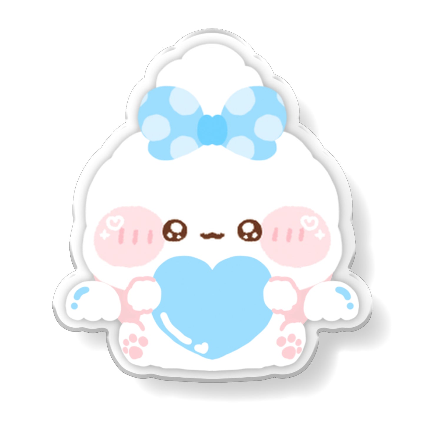ちむむ。スマホグリップ【てんちなふわきゅん♡】