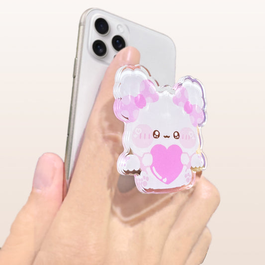 ちむむ。スマホグリップ【てんちなふわきゅん♡】