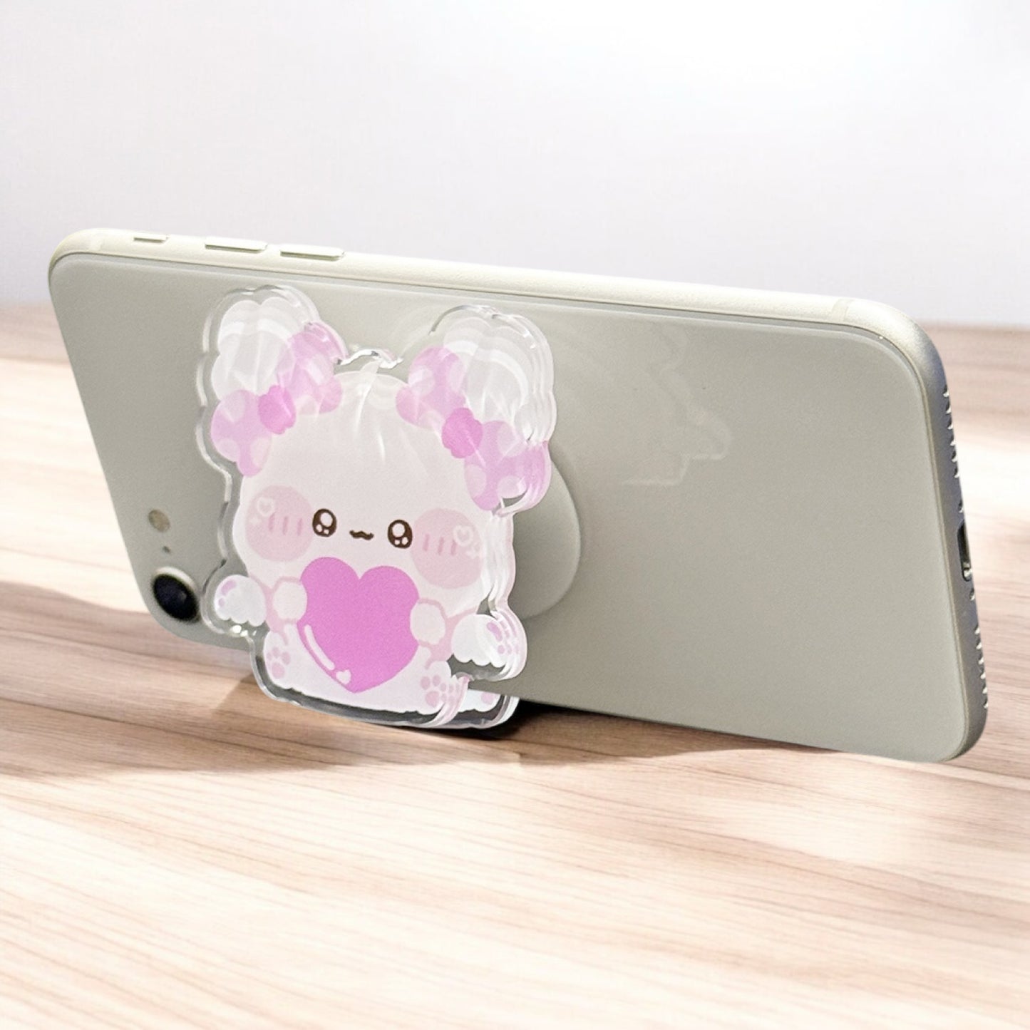 ちむむ。スマホグリップ【てんちなふわきゅん♡】