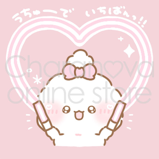 ちむむ。長袖Tシャツ【ふわきゅん♡うちゅうでいちばん】