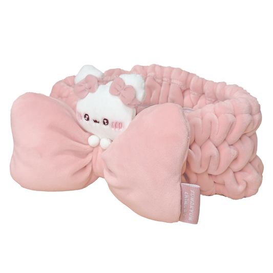 ちむむ。ぬいぐるみヘアバンド【ふわきゅん おりぼん】