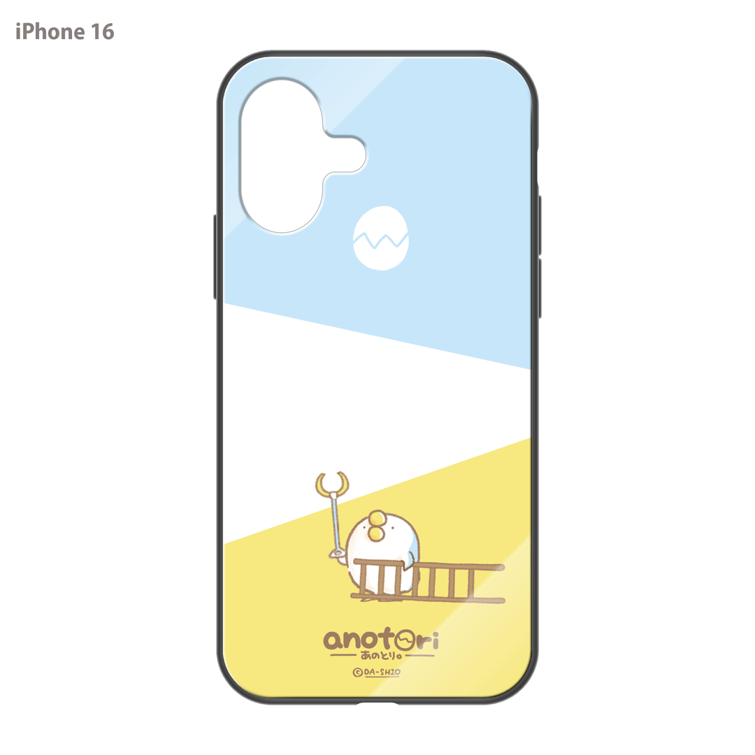 ダーシオ ガラスiPhoneケース【あのとり。たまご捕獲作戦】