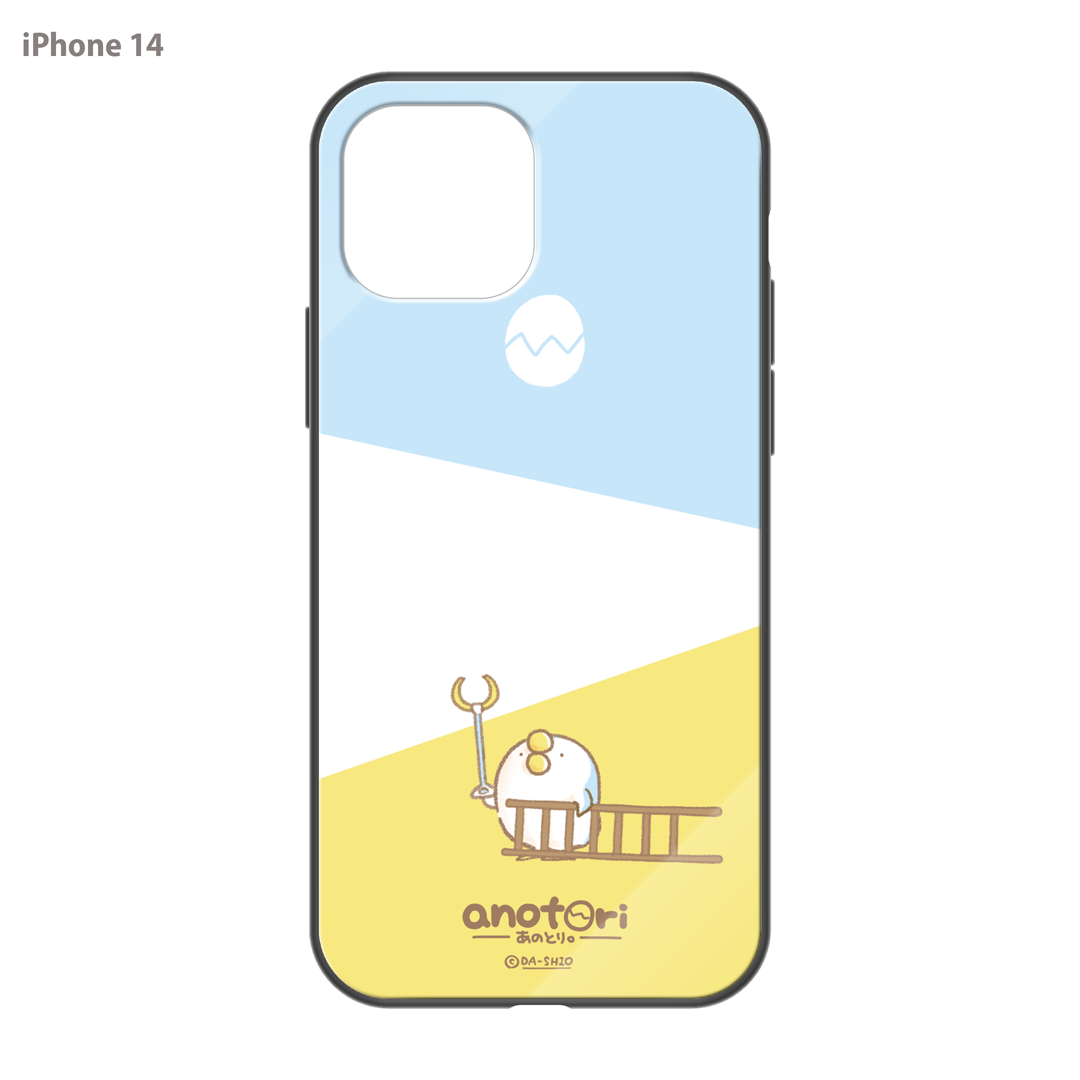 ダーシオ ガラスiPhoneケース【あのとり。たまご捕獲作戦】