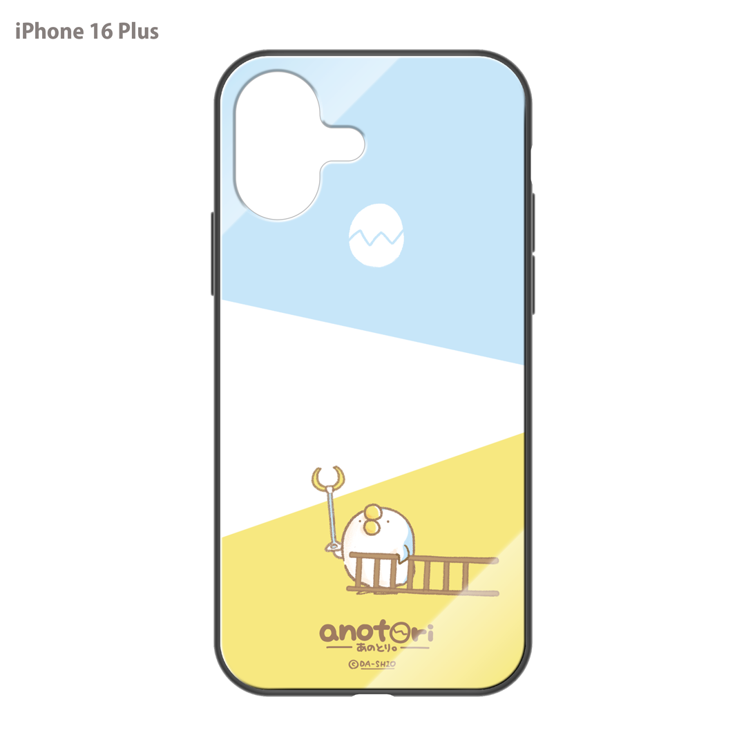 ダーシオ ガラスiPhoneケース【あのとり。たまご捕獲作戦】