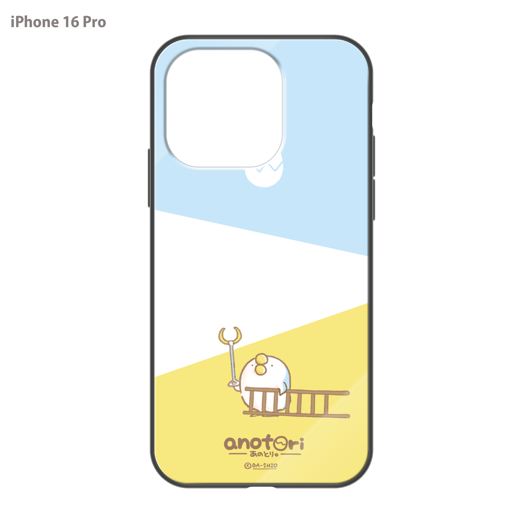 ダーシオ ガラスiPhoneケース【あのとり。たまご捕獲作戦】