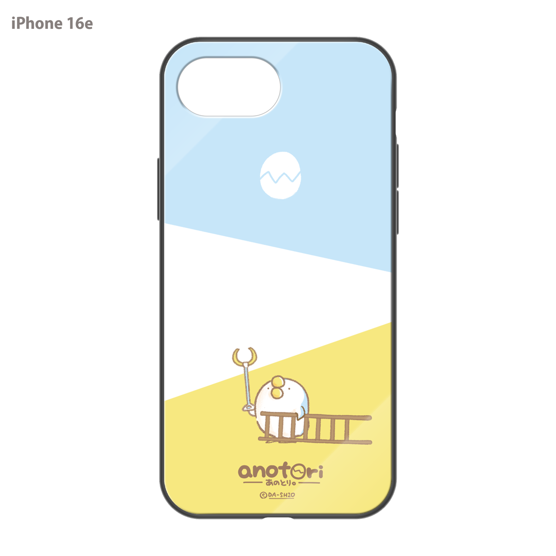 ダーシオ ガラスiPhoneケース【あのとり。たまご捕獲作戦】