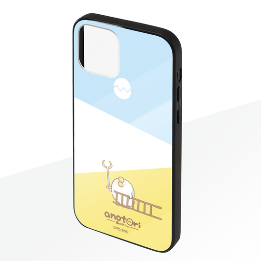 ダーシオ ガラスiPhoneケース【あのとり。たまご捕獲作戦】