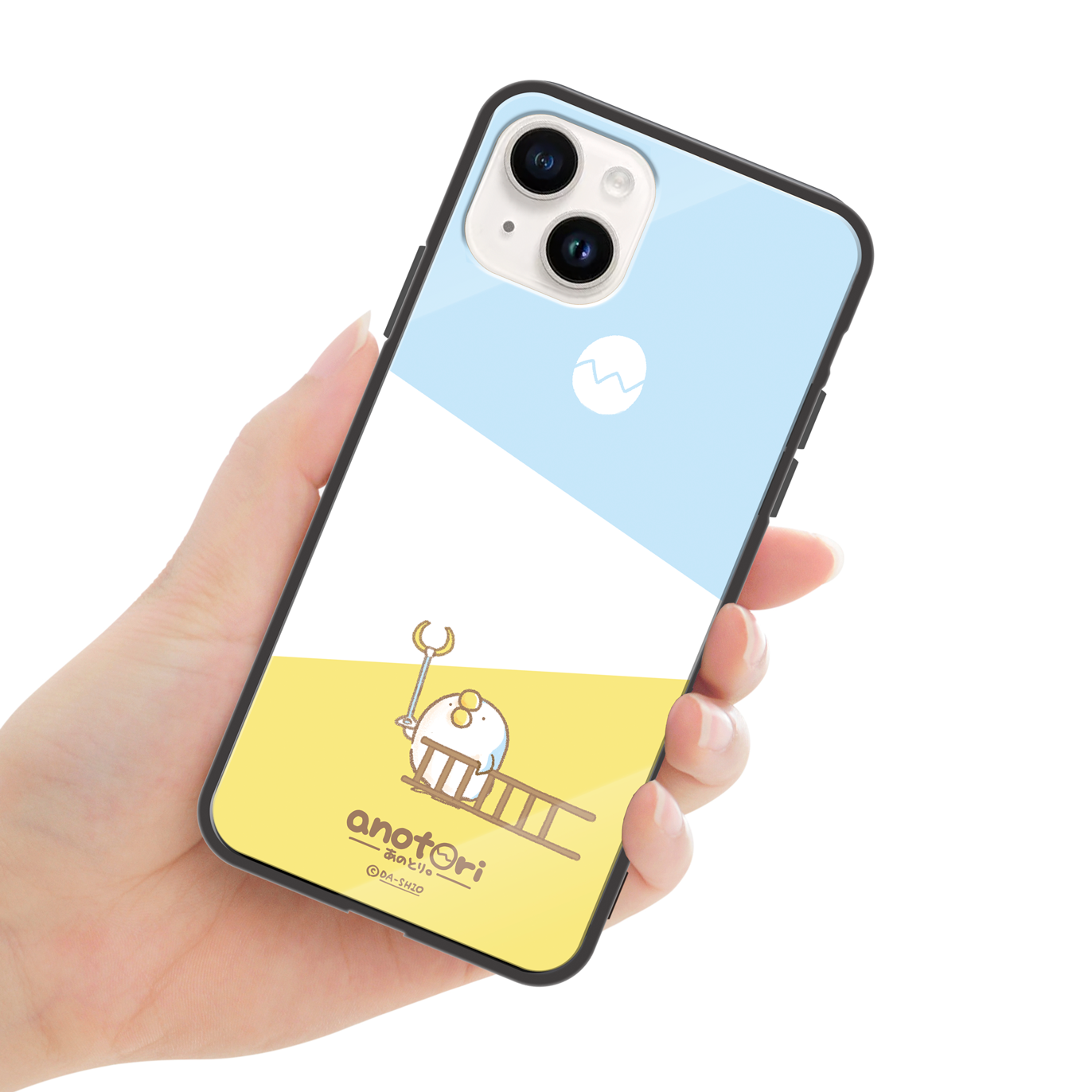 ダーシオ ガラスiPhoneケース【あのとり。たまご捕獲作戦】