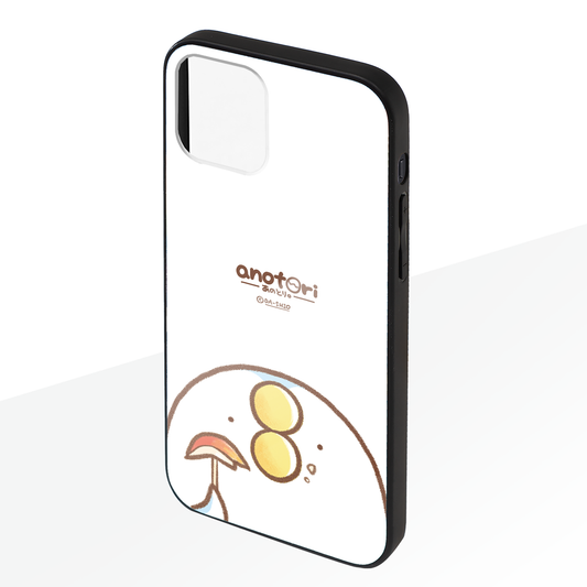 ダーシオ ガラスiPhoneケース【あのとり。デリシャスりんご】