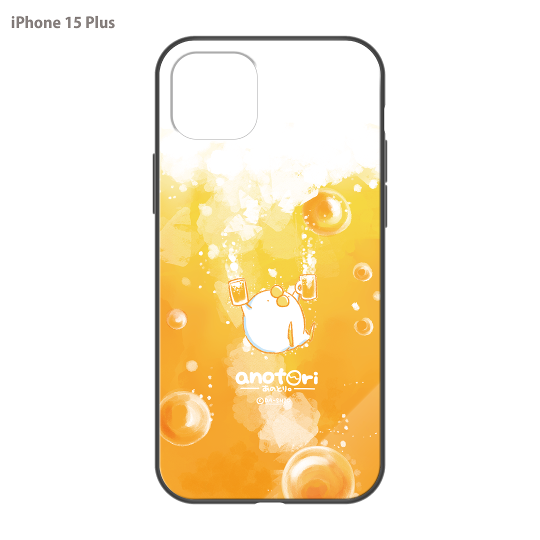 ダーシオ ガラスiPhoneケース【あのとり。ビール】