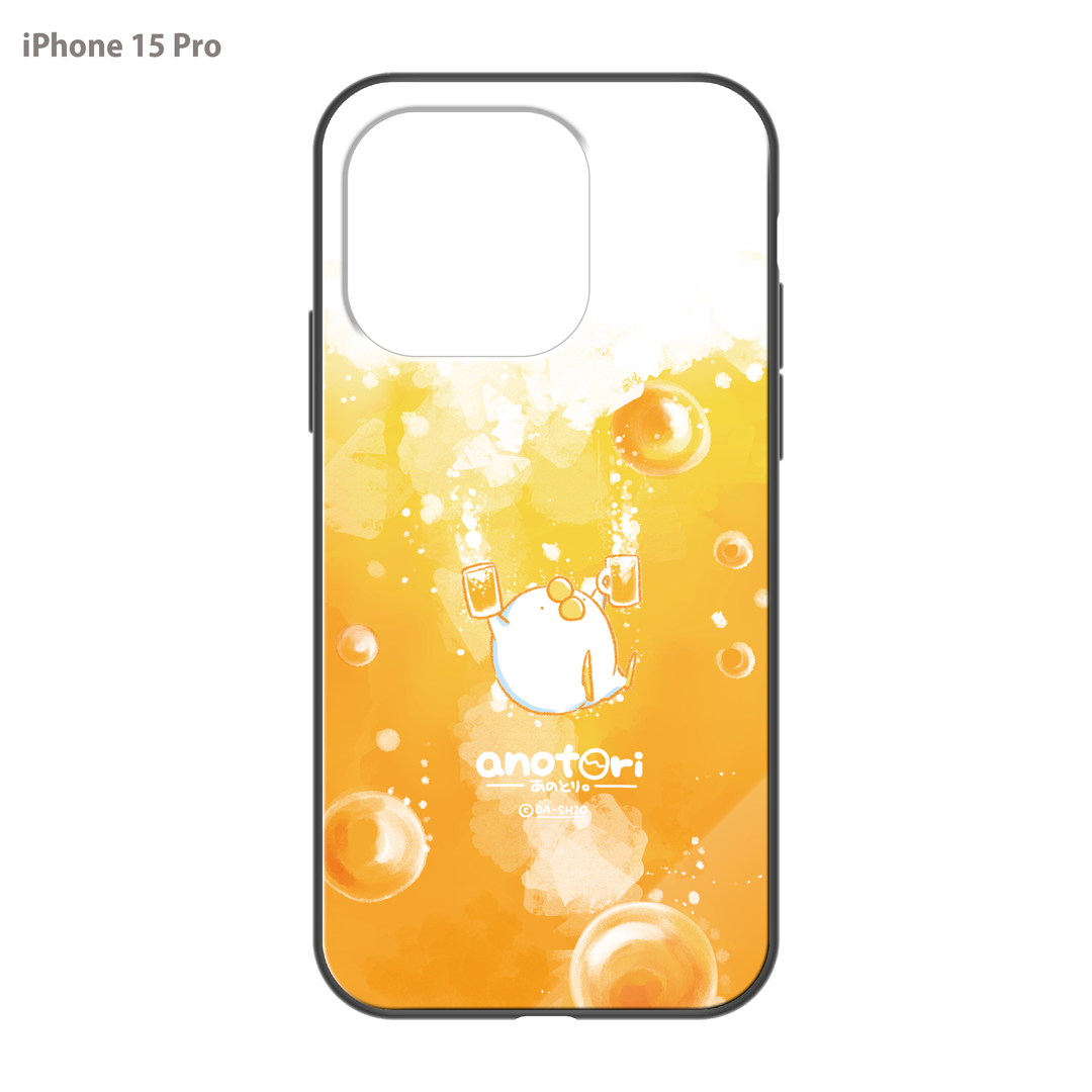 ダーシオ ガラスiPhoneケース【あのとり。ビール】