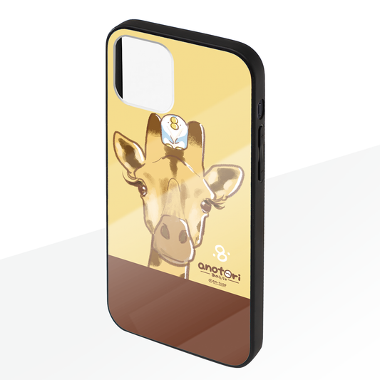 ダーシオ ガラスiPhoneケース【あのとり。と、キリンさん】