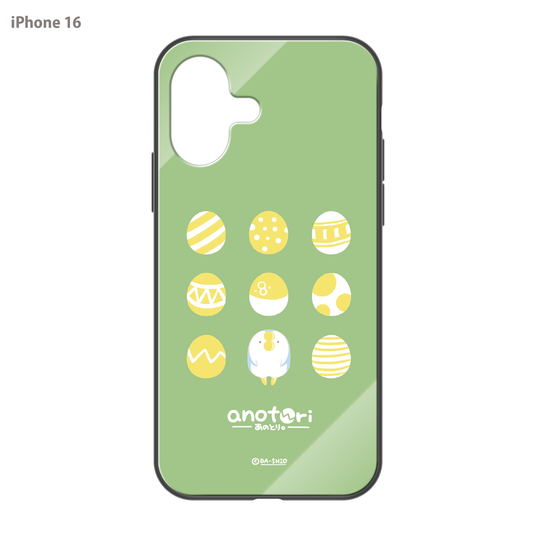 ダーシオ ガラスiPhoneケース【あのとり。たまご】