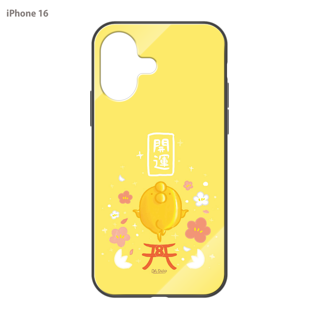 ダーシオ ガラスiPhoneケース【開運!金のあのとり。】
