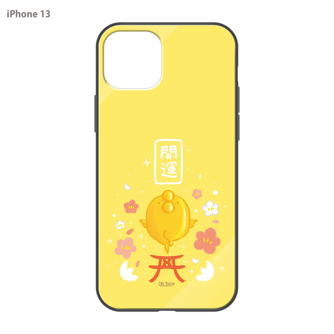 ダーシオ ガラスiPhoneケース【開運!金のあのとり。】