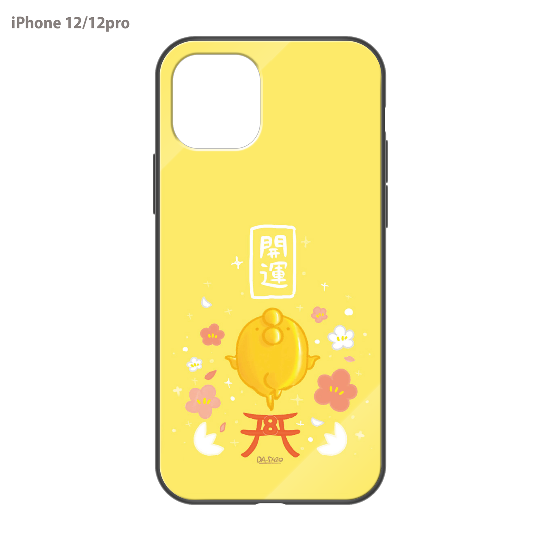 ダーシオ ガラスiPhoneケース【開運!金のあのとり。】