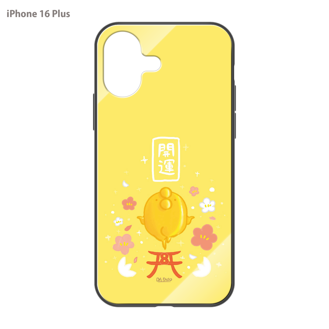 ダーシオ ガラスiPhoneケース【開運!金のあのとり。】