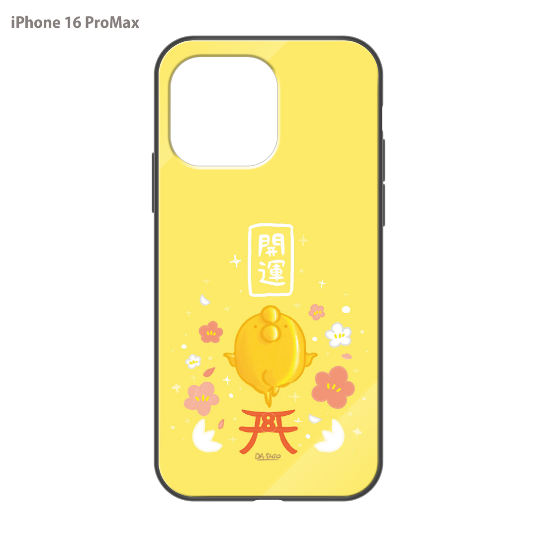 ダーシオ ガラスiPhoneケース【開運!金のあのとり。】