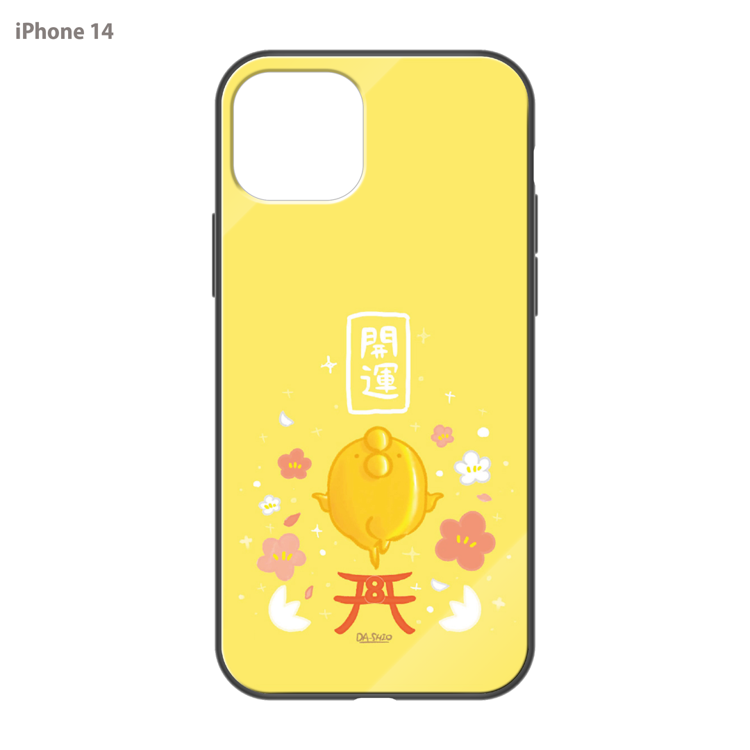 ダーシオ ガラスiPhoneケース【開運!金のあのとり。】