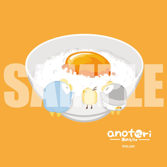 ダーシオ 半袖Tシャツ【あのとり。たまごかけご飯】