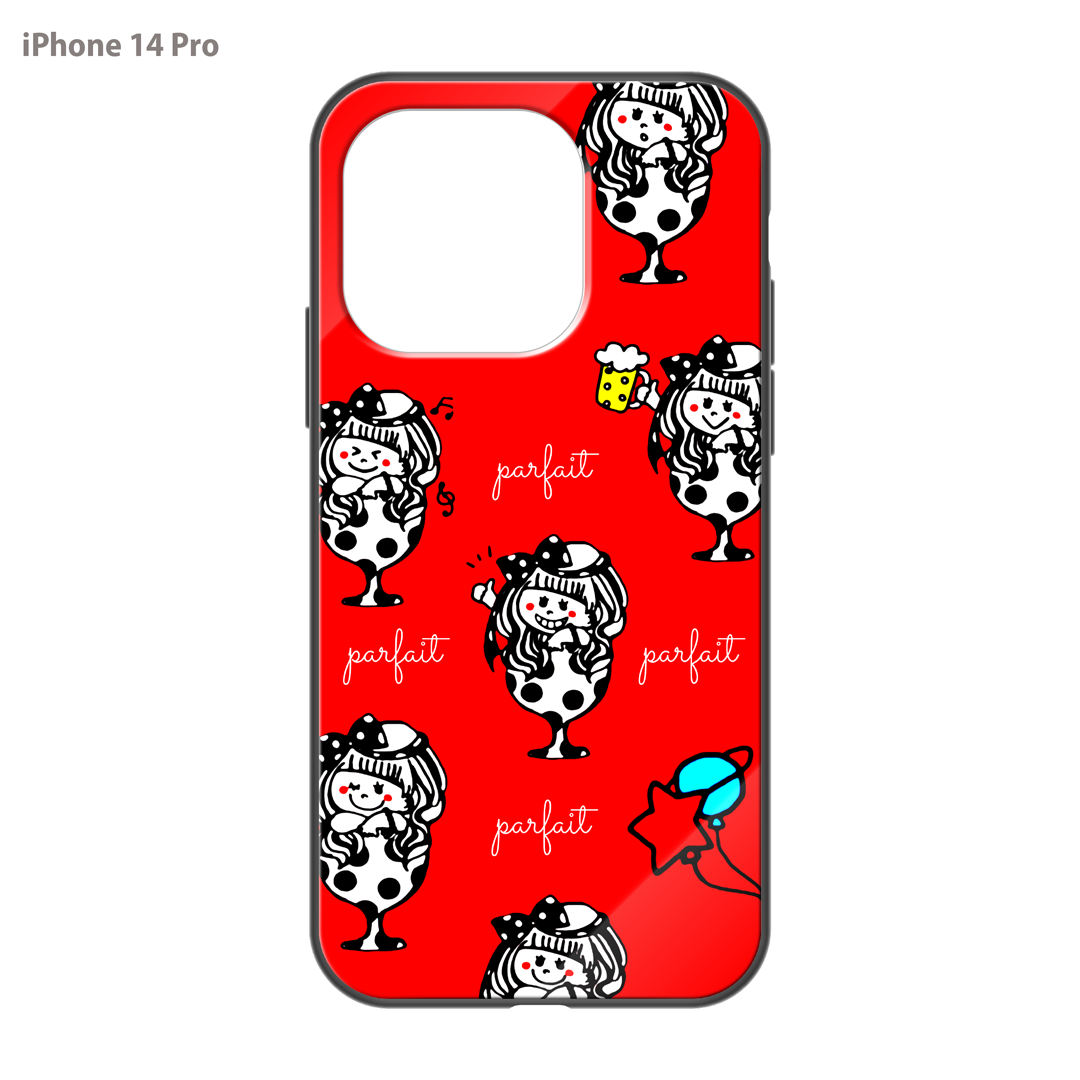 IAM MAIMAI ガラスiPhoneケース【Lots of parfaits.】