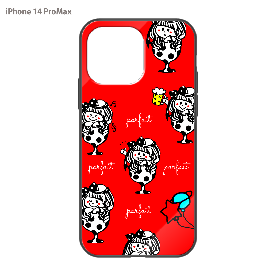 IAM MAIMAI ガラスiPhoneケース【Lots of parfaits.】