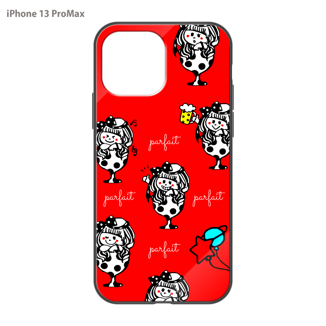IAM MAIMAI ガラスiPhoneケース【Lots of parfaits.】