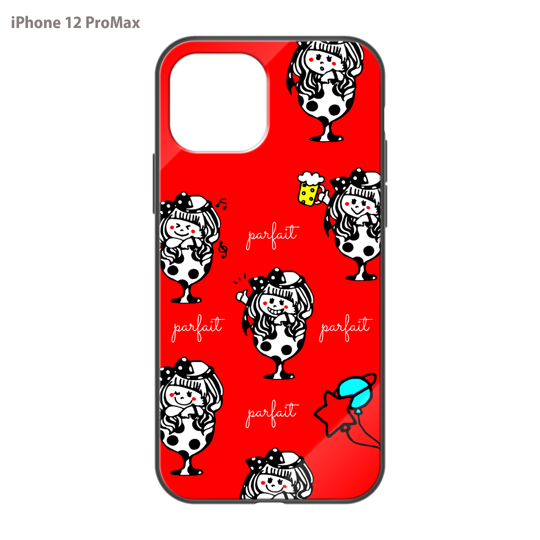 IAM MAIMAI ガラスiPhoneケース【Lots of parfaits.】