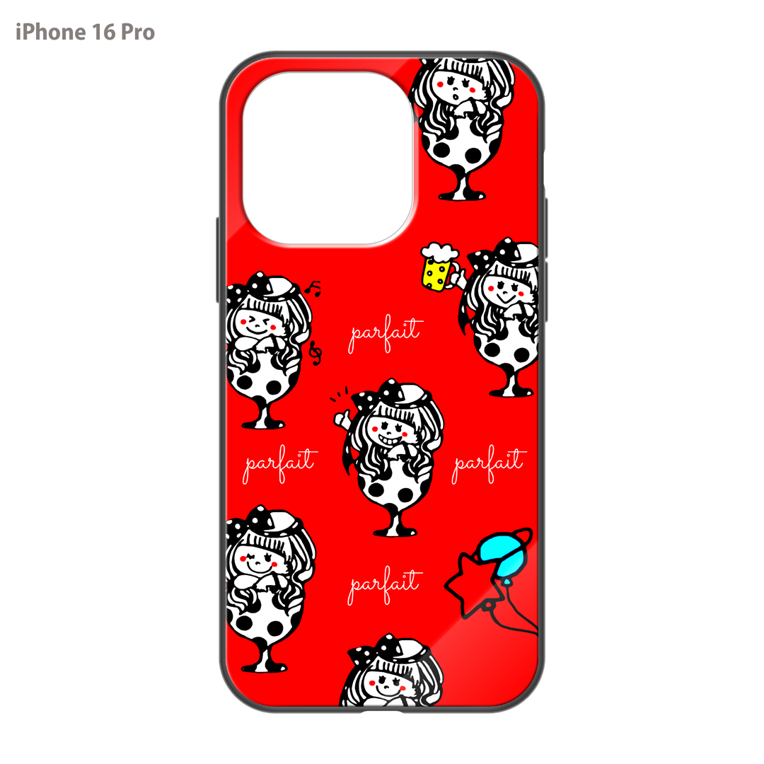 IAM MAIMAI ガラスiPhoneケース【Lots of parfaits.】