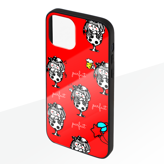 IAM MAIMAI ガラスiPhoneケース【Lots of parfaits.】