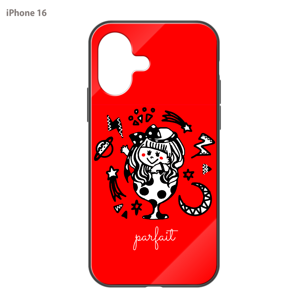 IAM MAIMAI ガラスiPhoneケース【Parfait and the Universe】
