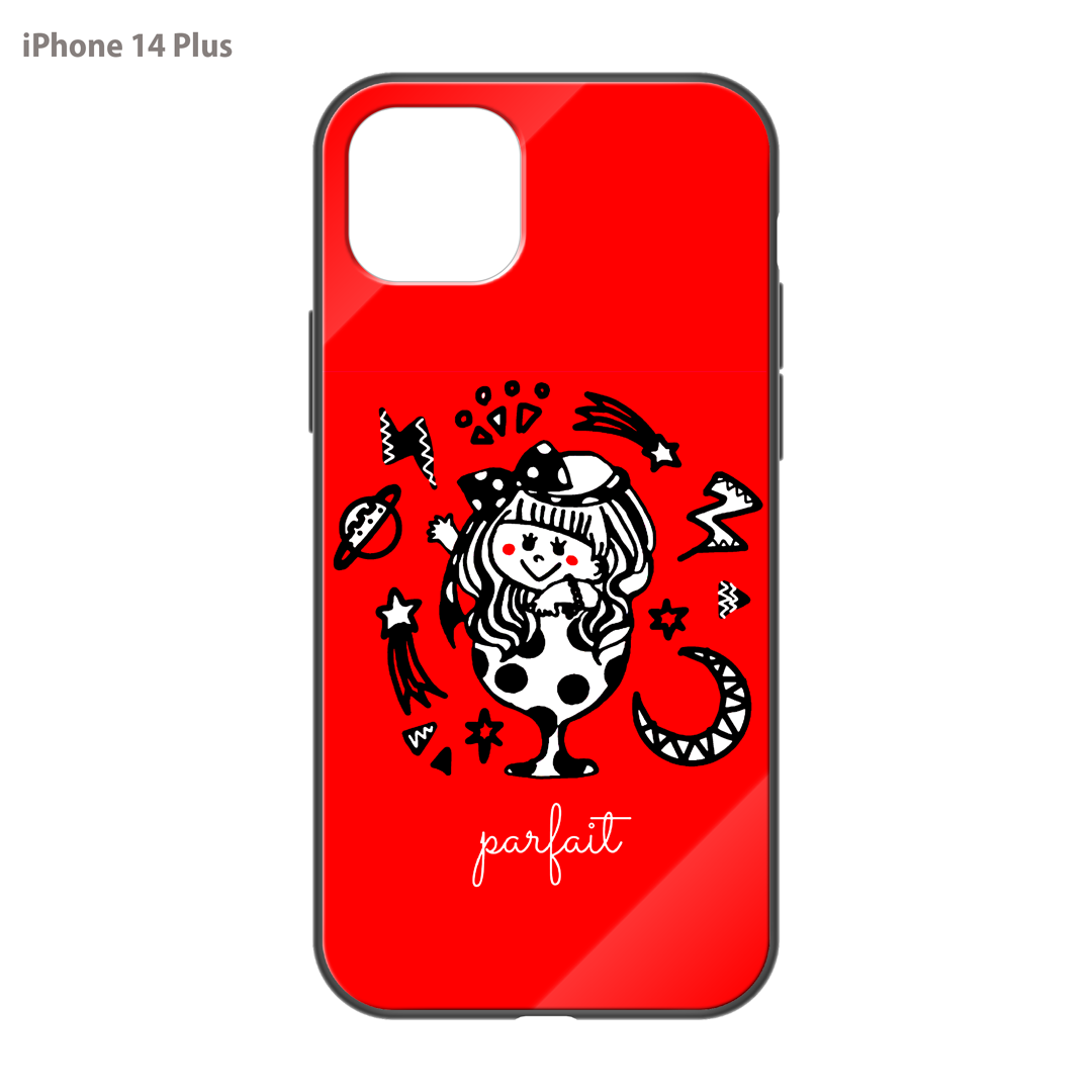 IAM MAIMAI ガラスiPhoneケース【Parfait and the Universe】
