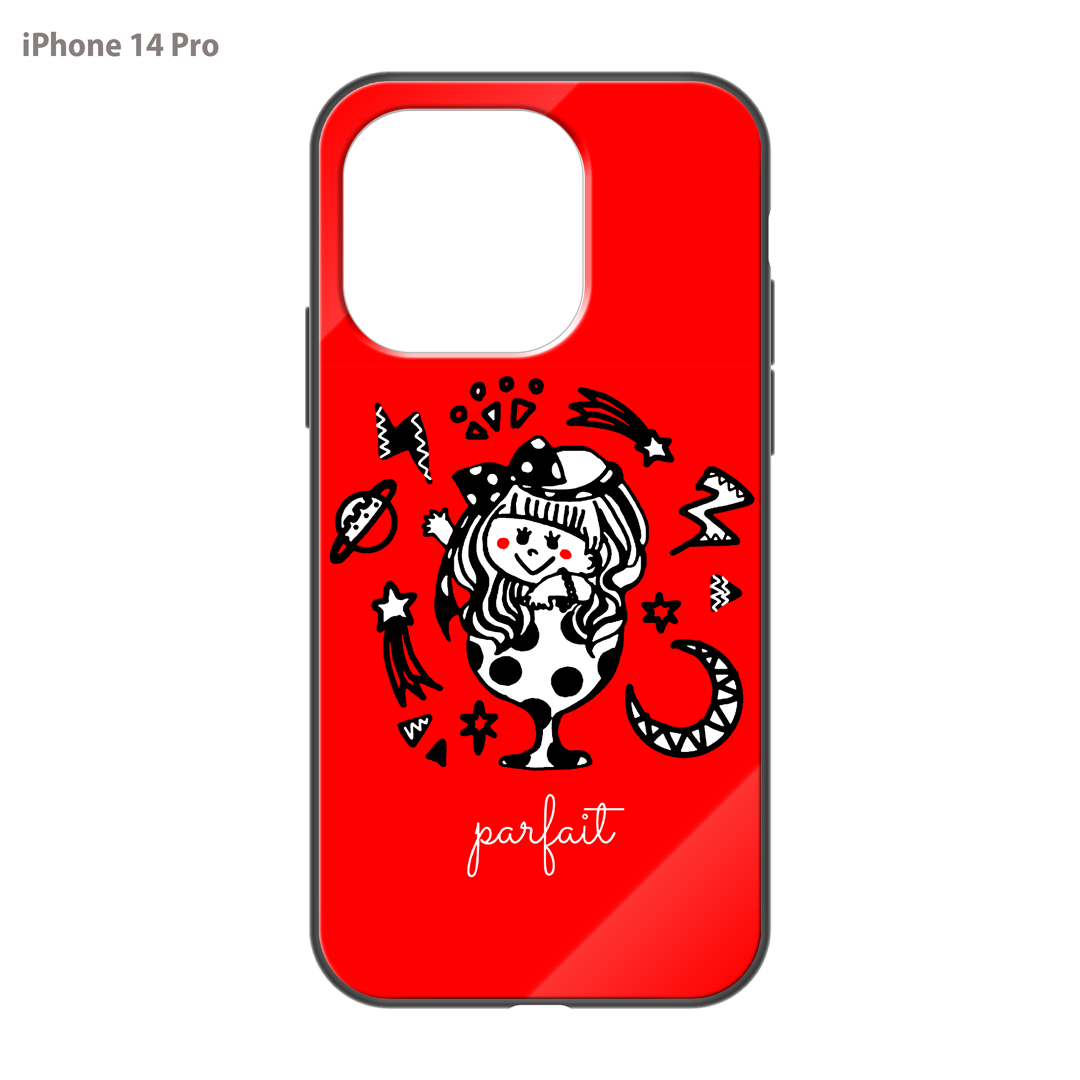 IAM MAIMAI ガラスiPhoneケース【Parfait and the Universe】