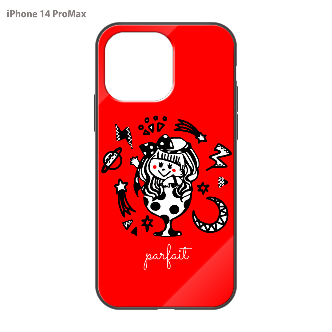 IAM MAIMAI ガラスiPhoneケース【Parfait and the Universe】