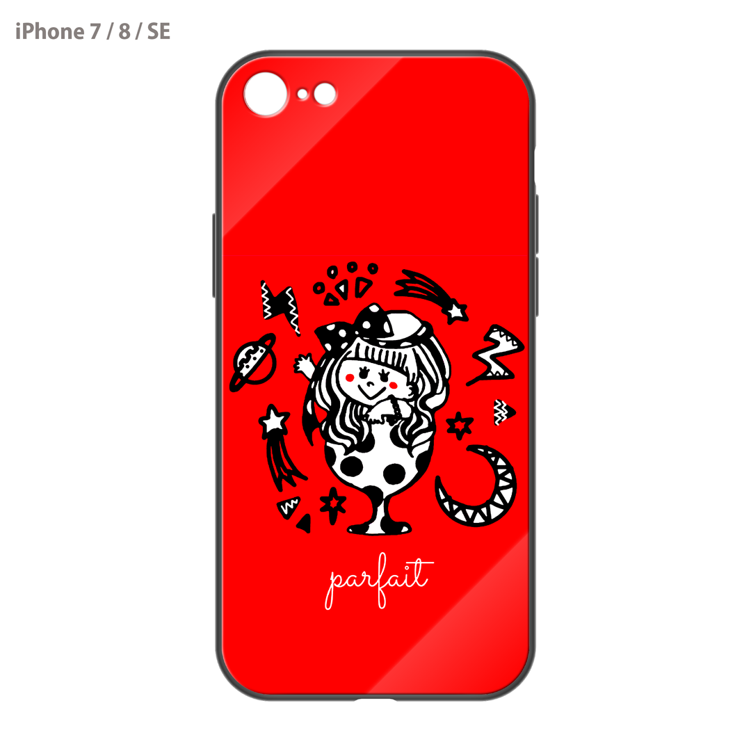 IAM MAIMAI ガラスiPhoneケース【Parfait and the Universe】