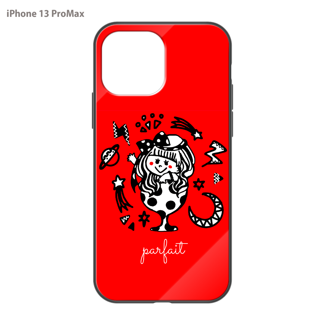 IAM MAIMAI ガラスiPhoneケース【Parfait and the Universe】