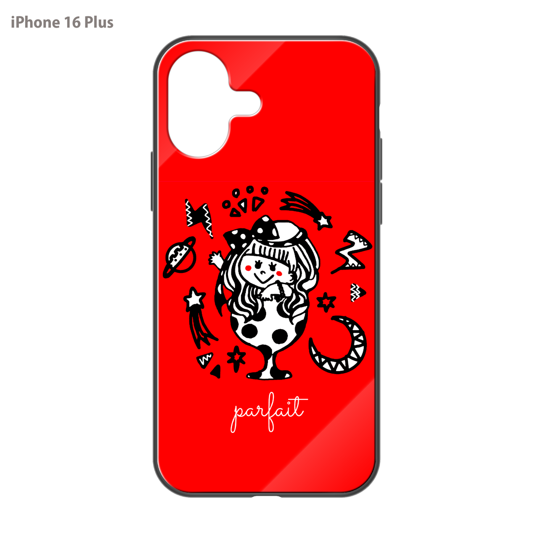 IAM MAIMAI ガラスiPhoneケース【Parfait and the Universe】