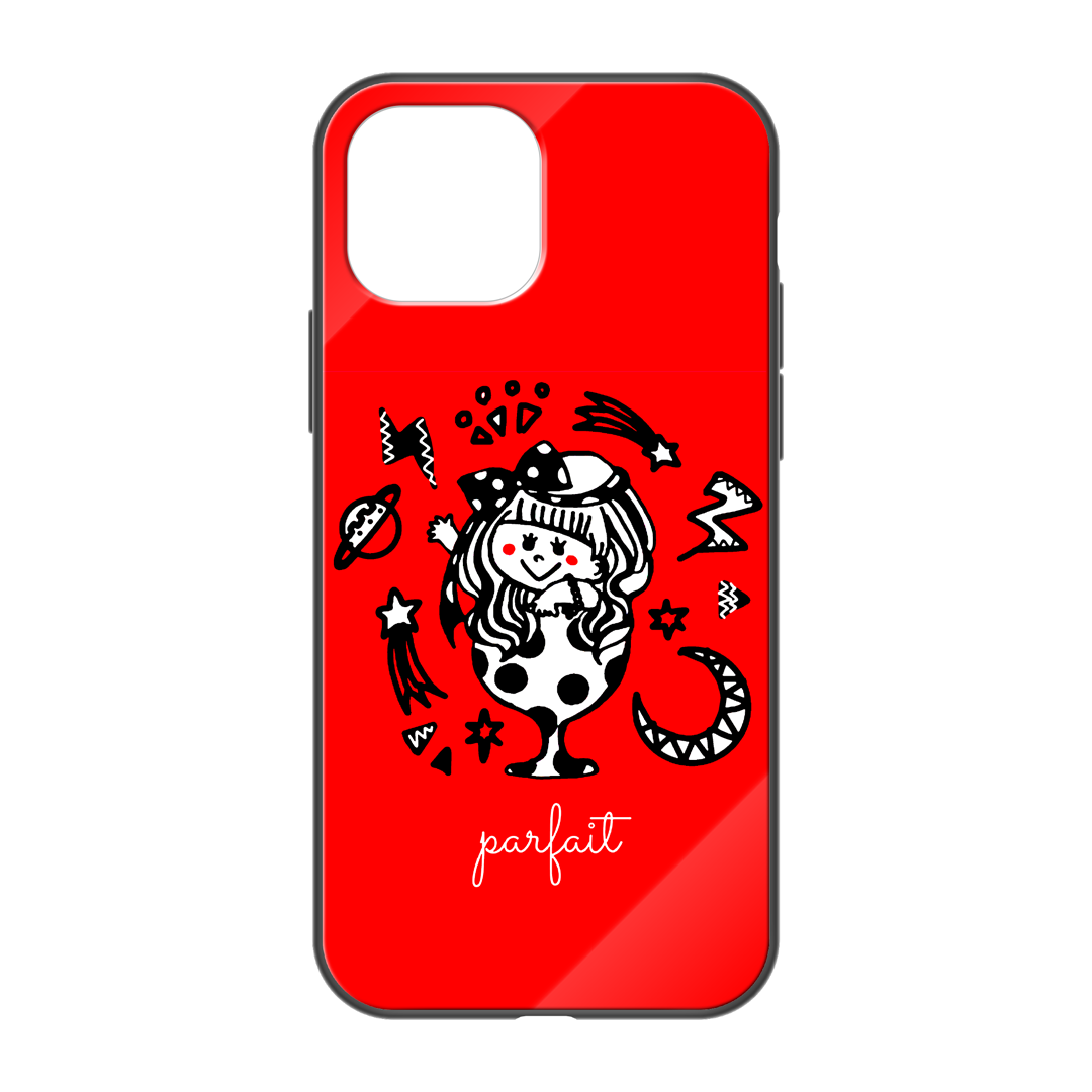 IAM MAIMAI ガラスiPhoneケース【Parfait and the Universe】