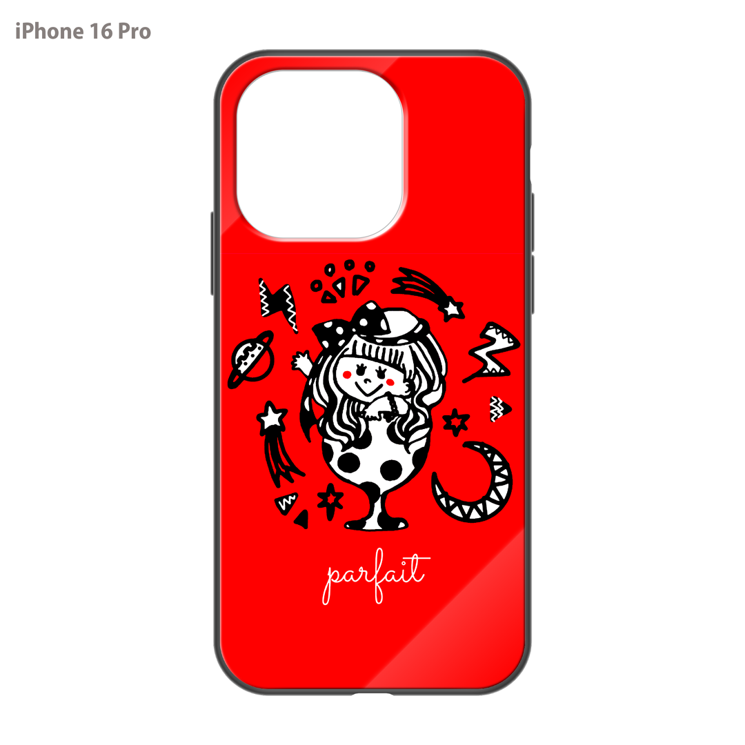 IAM MAIMAI ガラスiPhoneケース【Parfait and the Universe】
