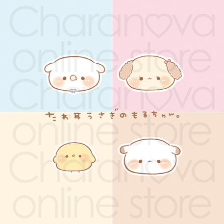 かなち。ミニハンカチタオル【毎日もるちゃん】6枚セット