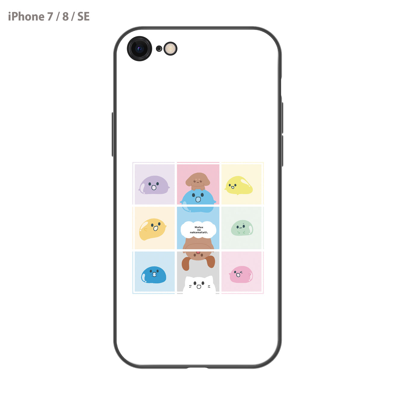 まーちゃん ガラスiPhoneケース【パネルな仲間たち】