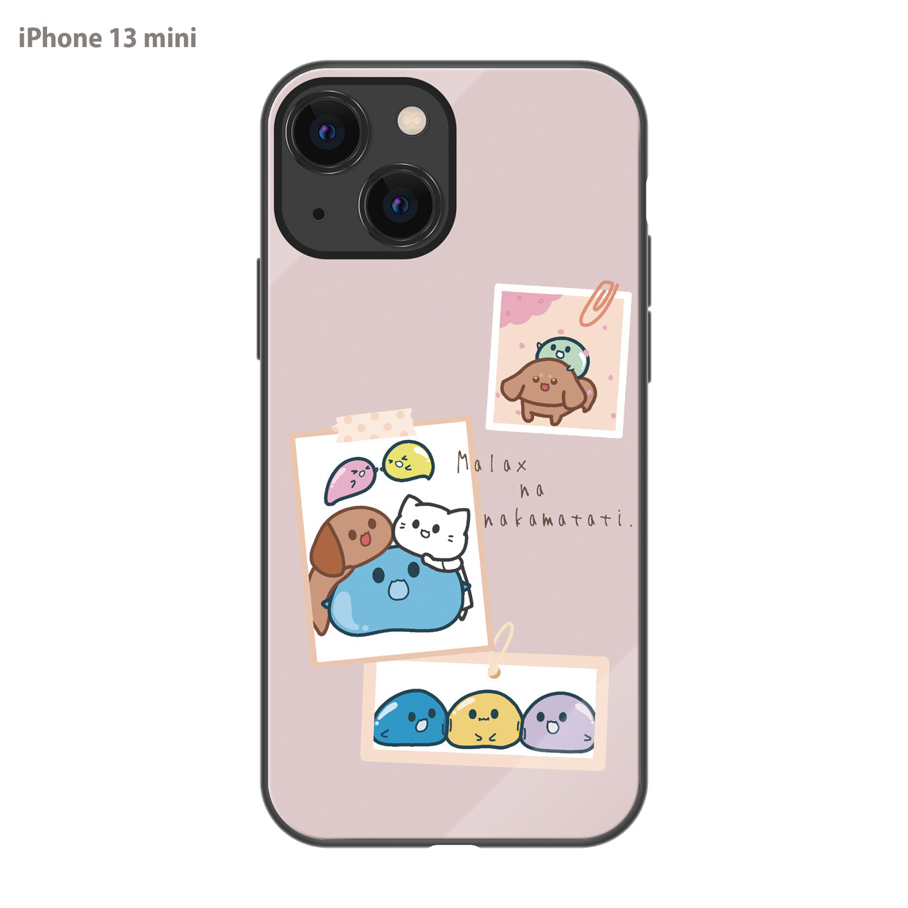 まーちゃん ガラスiPhoneケース【タグ調な仲間たち】